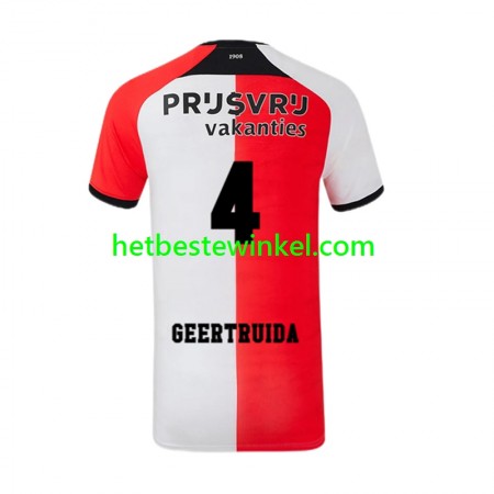 Feyenoord Rotterdam Lutsharel Geertruida 4 Voetbalshirts Thuis 2024-25